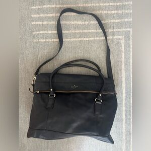Kate Spade Dark Blue Leather Shoulder Bag